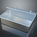 Sturdy Metal Storage Container with Lid and Handles for Home Kitchen Organization