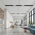 Office Handling Hall Reception Hall Office Reception Hall Office Reception 3d model
