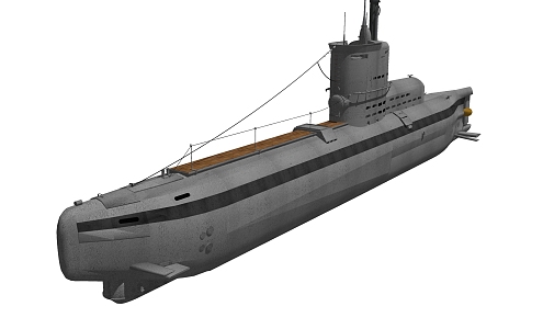 Modern Warship Ship Military Warship Carrier Submarine 3d model