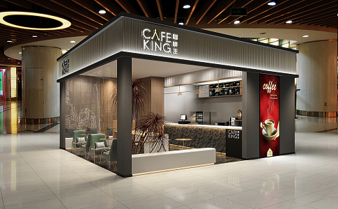 Modern Coffee Shop Coffee Shop 3d model