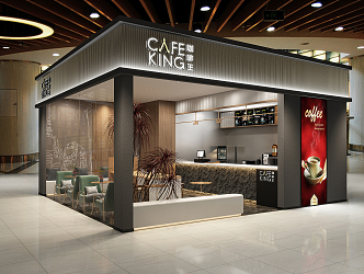 Modern Coffee Shop Coffee Shop 3d model