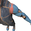 Modern Cyberpunk Man Modern Future Science Fiction Science Fiction Man Cyberpunk Robot 3d model