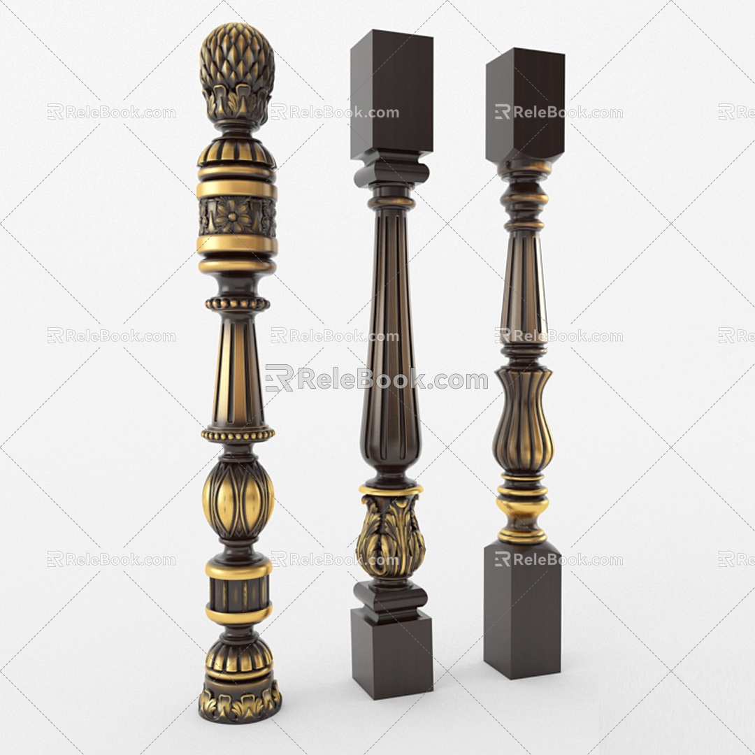 baluster 3d model