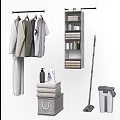 Bathroom Accessories Storage With Modern Shelves Towels Toiletries And Organizers