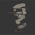 Mecha Warrior Mecha Soldier Machine Armor Mechanical Armor 3d model