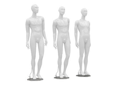 Model Human Figure Fashion Display Mall Clothing Window Display Male Swing Action 3d model