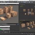 Wooden Boxes Cargo Boxes Cargo Boxes Cargo Boxes Cargo Terminals Cargo Transport Boxes Low Face Number Low Mold Simple Mold Game Video Level Realism 3d model