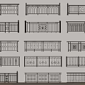 Diverse Wrought Iron Railing Collection With Various Designs For Balcony And Staircase