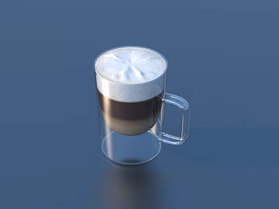 Glass Beer Glass Beer Coke 3d model