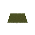 Natural Green Grass Decorative Ornament Set With Yellow Flowers And Clover