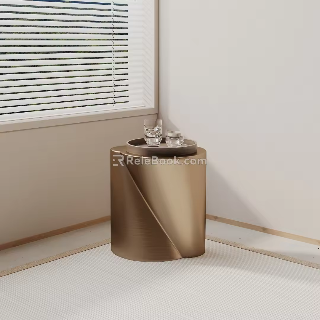 Modern round several sides several 3d model