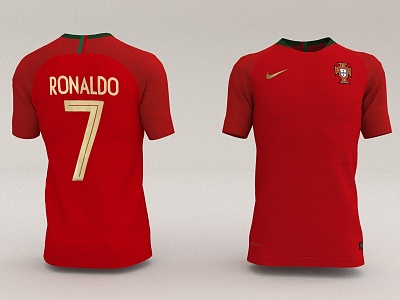 Football shirt Ronaldo jersey clothes model