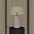 Wind Table Lamp Pottery Pot Table Lamp Ceramic Table Lamp Fabric Table Lamp 3d model