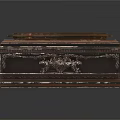 Set Of Two Handcrafted Wooden Storage Boxes With Intricate Carved Decorations