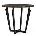 Coffee Table Solid Wood Coffee Table Nordic Coffee Table Round Coffee Table 3d model