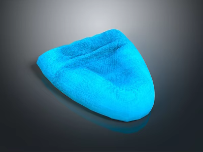Soft Blue Daily Living Insole With Comfortable Cushion For Foot Support 3d model