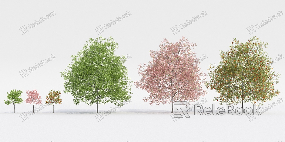 Modern Tree Fruit Tree model