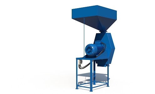 agricultural crusher 3d model