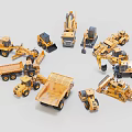 modern engineering vehicle engineering vehicle 3d model