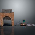 Puerto Rico City Gate Moat Ancient Gate Moat San Juan Province San Juan Puerto Rico 3d model