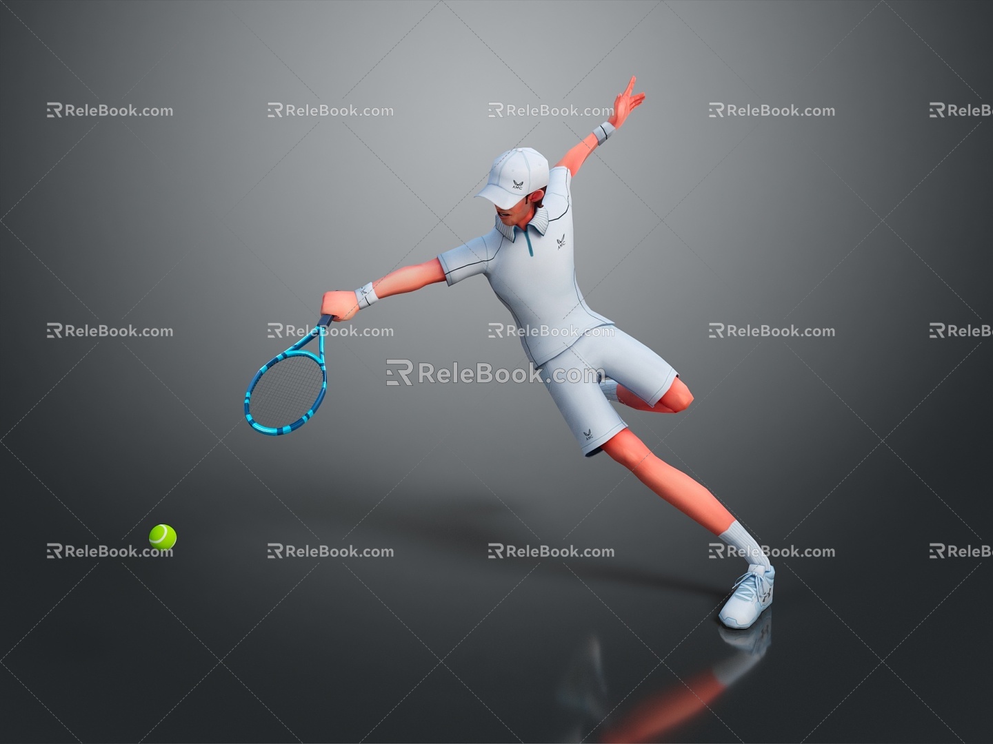 tennis player tennis star tennis racket tennis racket tennis racket cover badminton racket cover racket 3d model