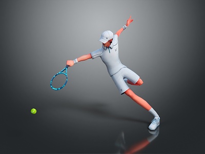 tennis player tennis star tennis racket tennis racket tennis racket cover badminton racket cover racket 3d model