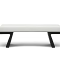 Modern Sofa Bench Minimalist Bench 3d model