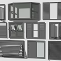 Different Styles And Types Of Window Shutters With Various Structures