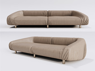 Modern Baxter two-seat sofa 3d model