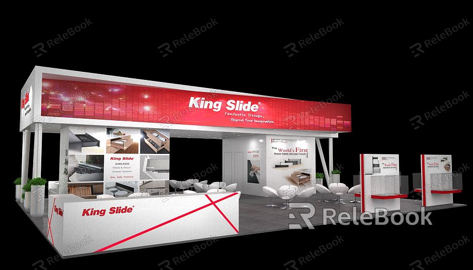 Modern Exhibition Booth model