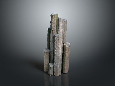 Rock Block Rock Block Rock Specimen Boulder Big Stone Block Rock Stratum Rock Stratum Rock Stratum Rock model