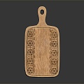 Modern Chopping Board Wooden Chopping Board Chopping Board Bamboo Chopping Board 3d model