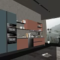 Modern Luxury Kitchen Showroom Featuring Elegant Design With Cabinets And Appliances