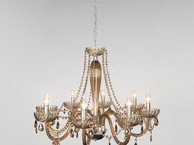 European-style chandelier 3d model