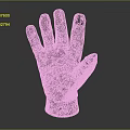Black Stitched Design Glove For Daily Use With Comfortable Fit And Protection