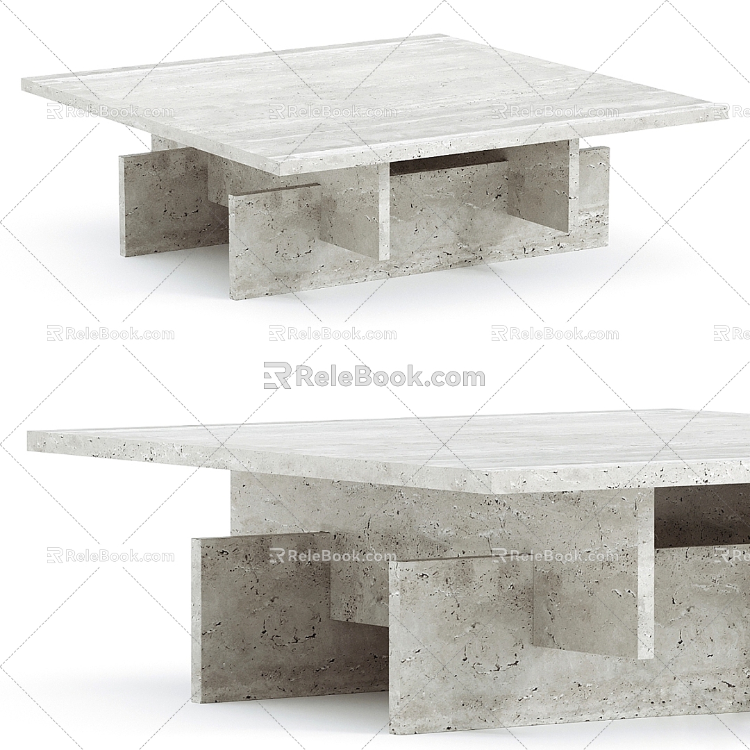 Quiet tea table 3d model