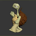 Turtle Cartoon Turtle Snapping Turtle Chickbill Turtle Reptile Cold Blooded Animal Reptile Class 3d model