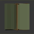 Foldable Household Item With Wooden Frame And Green Panel For Home Use