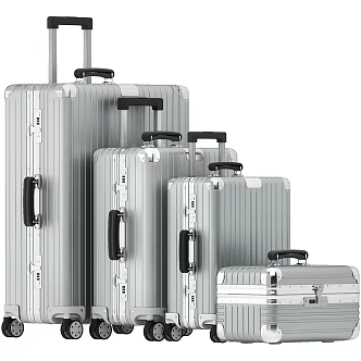 Modern Luggage 3d model