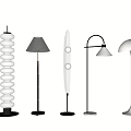 Modern floor lamp floor lamp combination 3d model