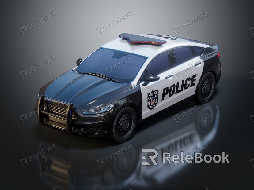 Modern Police Car model