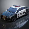 Functional Police Car With Roof Light Bar For Emergency Response Service