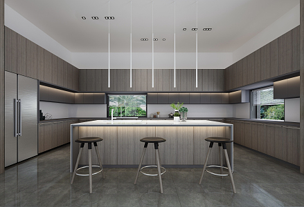 Modern Kitchen 3d model