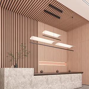 New Chinese Chandelier 3d model