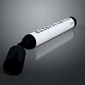 Color Marker As Essential Daily Life Product With White Body And Black Cap