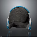 Blue And Gray Over Ear Headphones With Mesh Headband And Soft Earpads Design