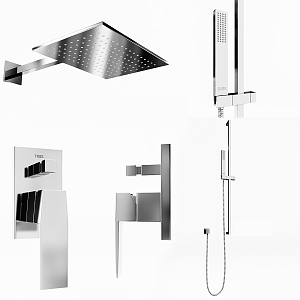 Modern Shower 3d model