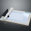 MIMAKI Computer Controlled Cutting Machine With White Body Transparent Platform And Black Adjustment Knobs