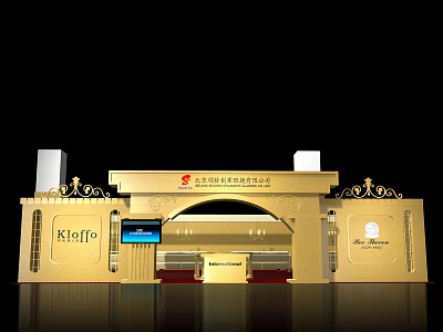 Booth Design Stage Design Dance Design Exhibition Design Display Design Small Booth Design 3d model