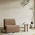 Modern single sofa 3d model